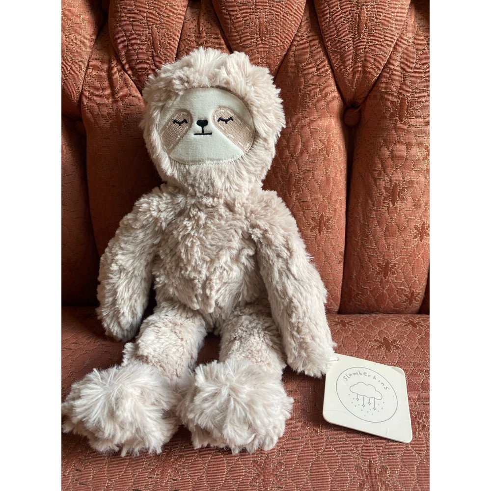 Slumberkins Sloth Kin Plush Stuffie Animal Tags s33
